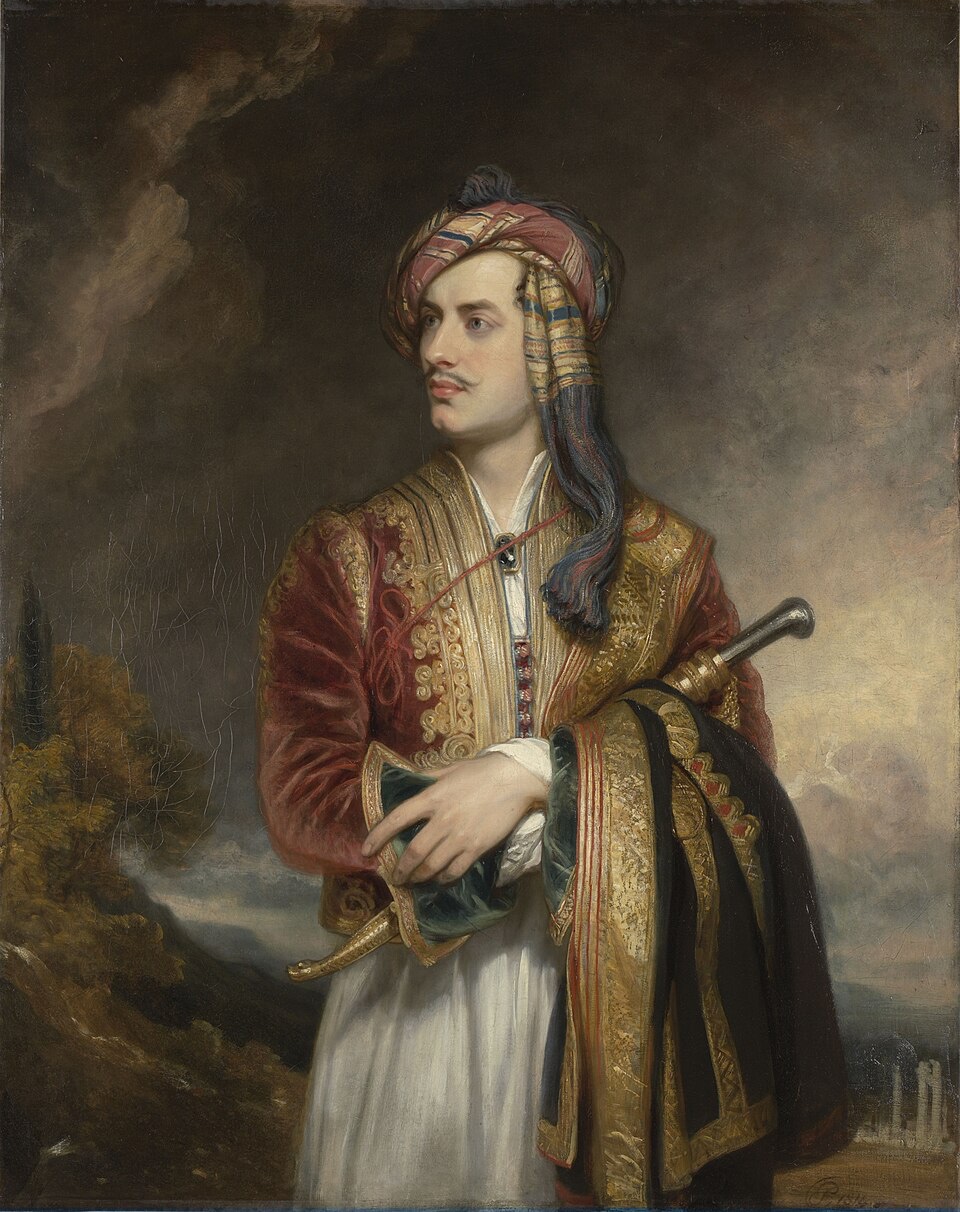 Portrait of Lord Byron by Thomas Phillips
