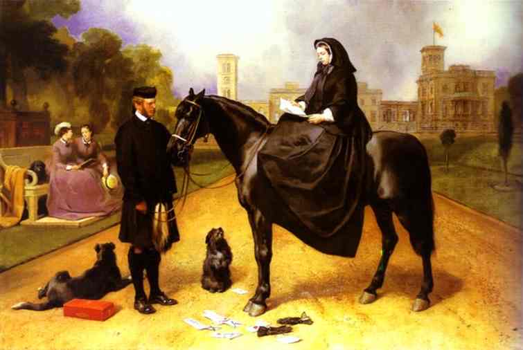 Queen Victoria touring Switzerland