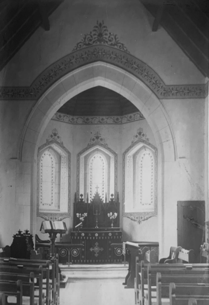 Inside of St. Peter's before enlargement in 1910