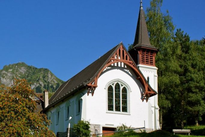 The English chapel at Caux, St. Michael and All Angels