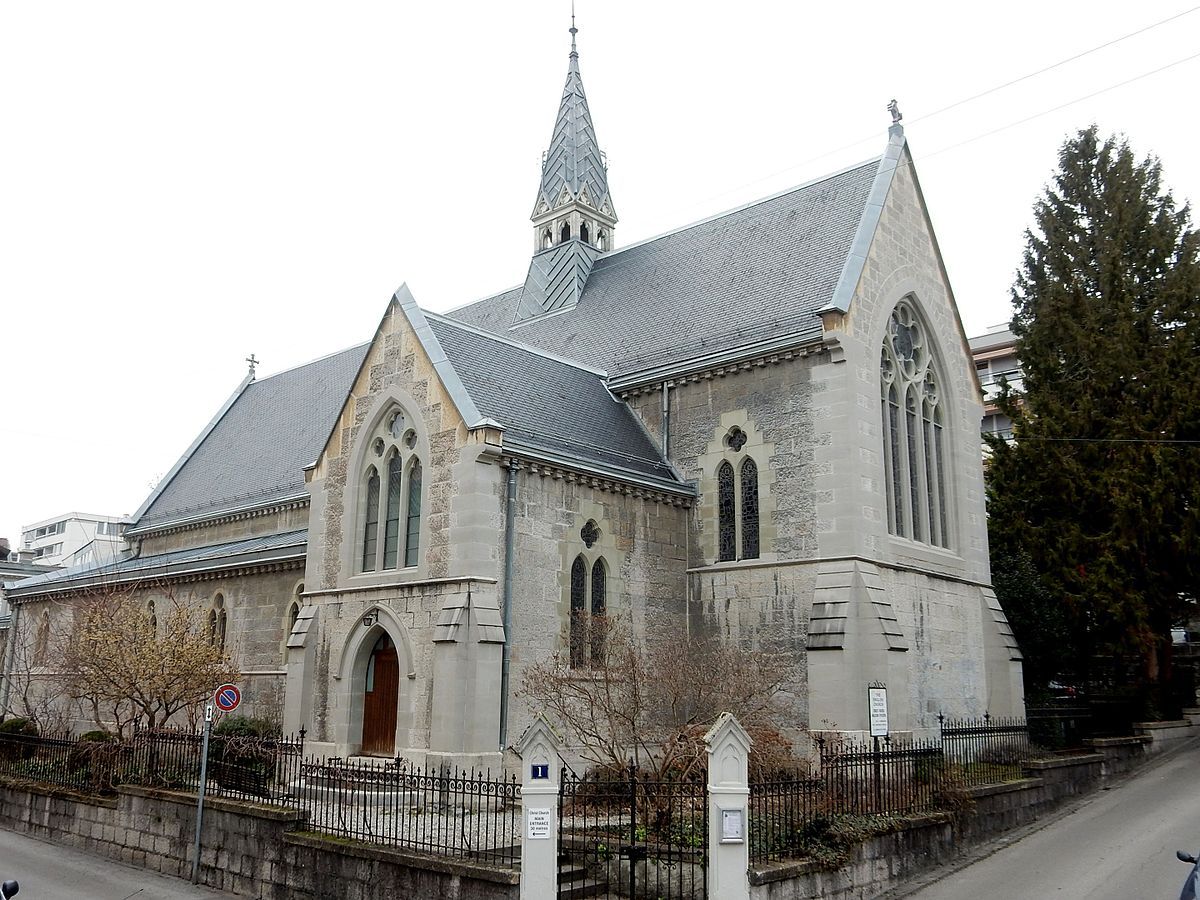 Christ Church, Lausanne — the Anglican church of 1878 by G. E. Street
