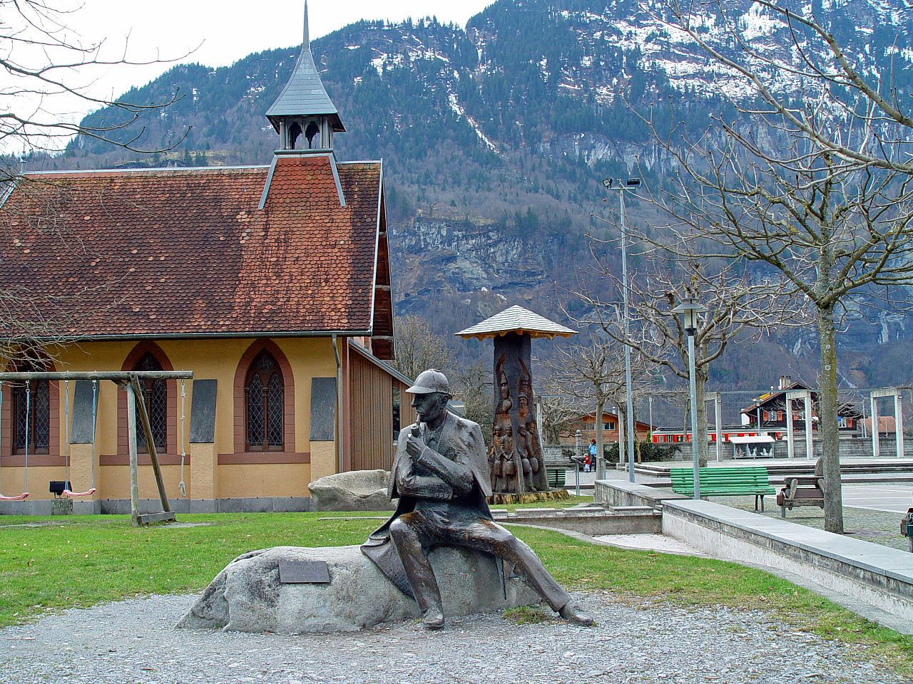 The former English church at Meiringen, now the Sherlock Holmes Museum